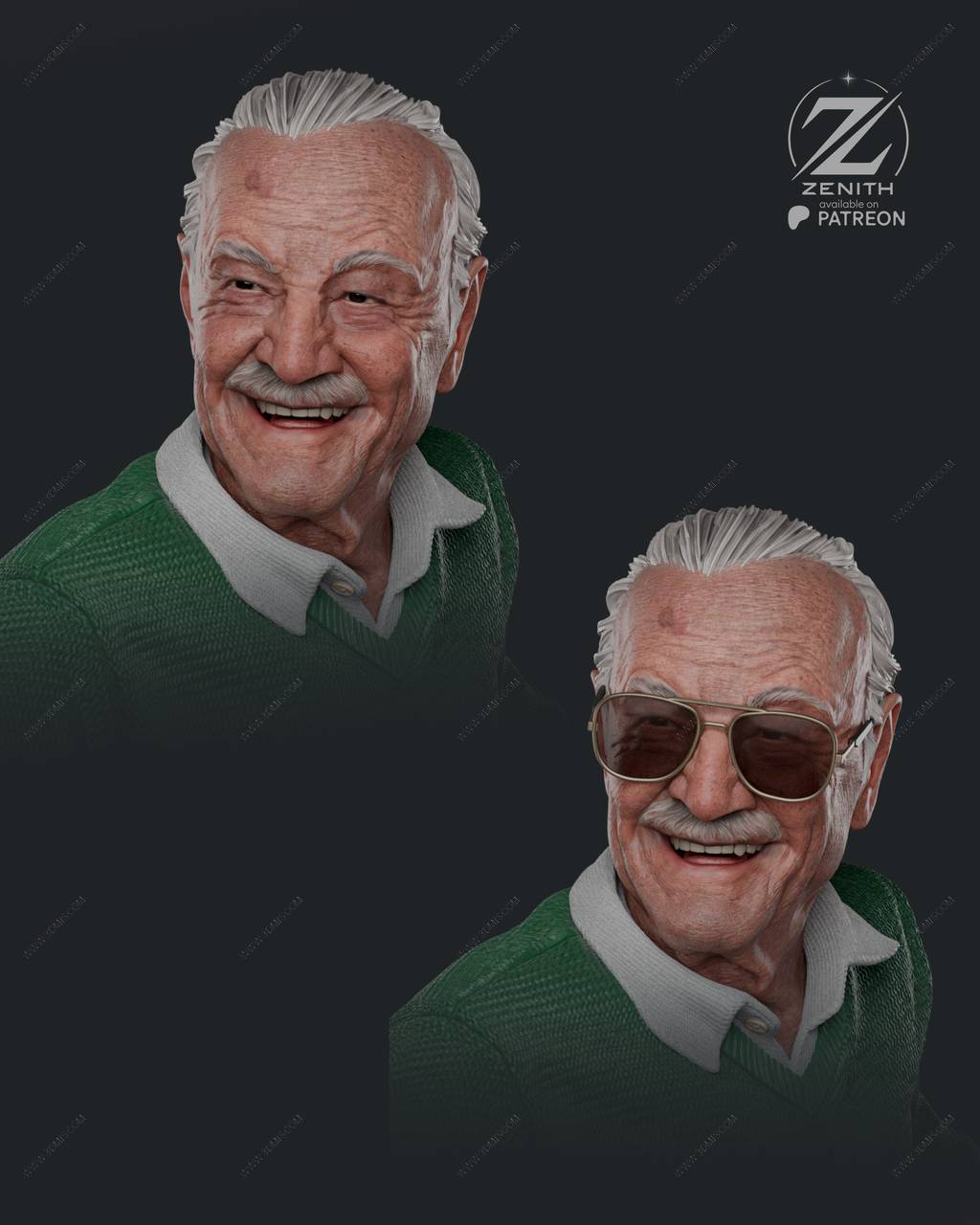 P站图纸印象馆 ZEZ STUDIOS 漫威 斯坦·李 ZEZ STUDIOS 漫威 斯坦·李