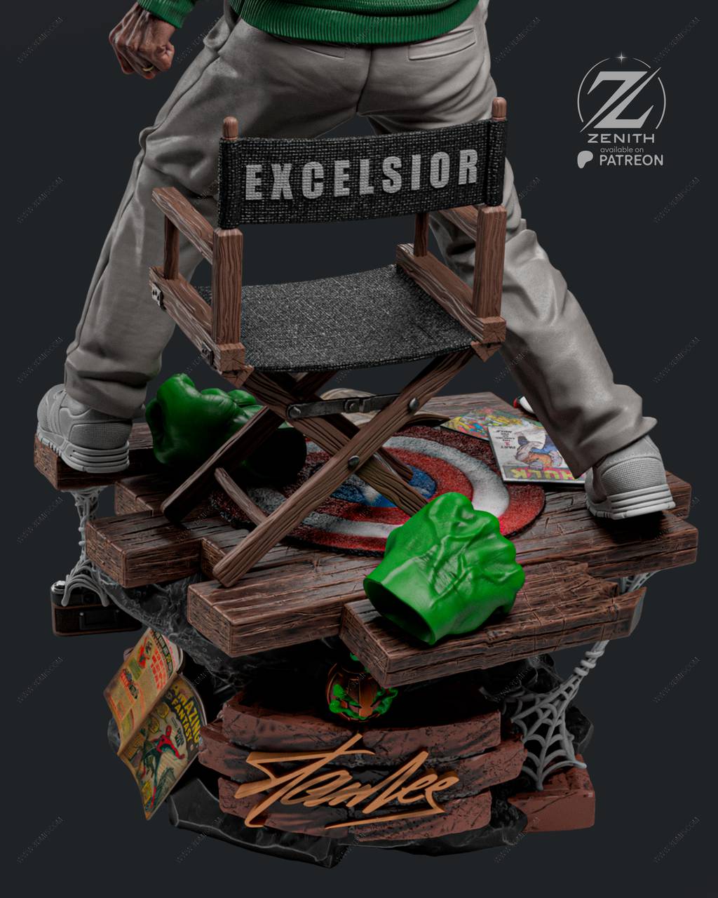 P站图纸印象馆 ZEZ STUDIOS 漫威 斯坦·李 ZEZ STUDIOS 漫威 斯坦·李