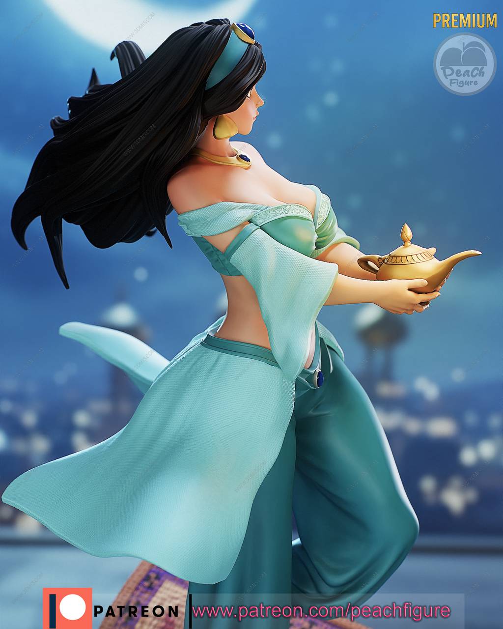 P站图纸印象馆 Peach Figure 阿拉丁 茉莉公主 Peach Figure 阿拉丁 茉莉公主