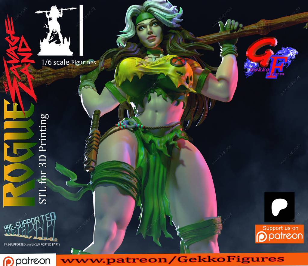 P站图纸印象馆 漫威 蛮荒之地 罗刹女 漫威 蛮荒之地 罗刹女