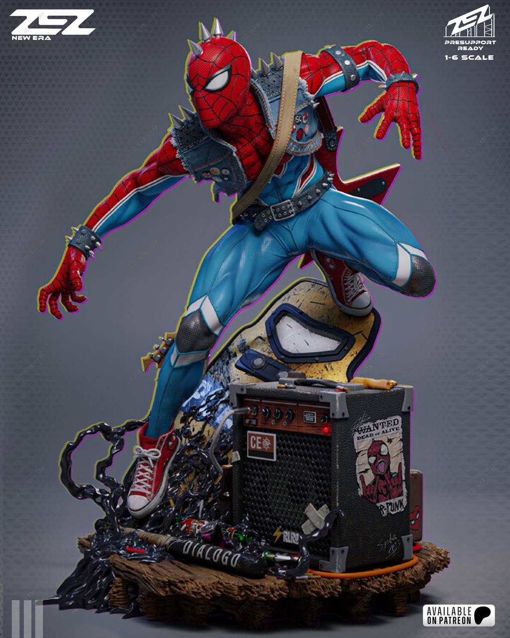 P站图纸印象馆 ZEZ STUDIOS 漫威 蜘蛛朋克 ZEZ STUDIOS 漫威 蜘蛛朋克