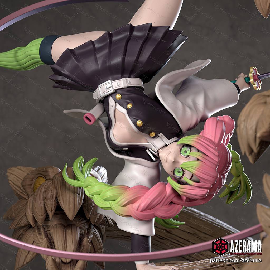 P站图纸印象馆 Azerama 鬼灭之刃 甘露寺蜜璃 Azerama 鬼灭之刃 甘露寺蜜璃