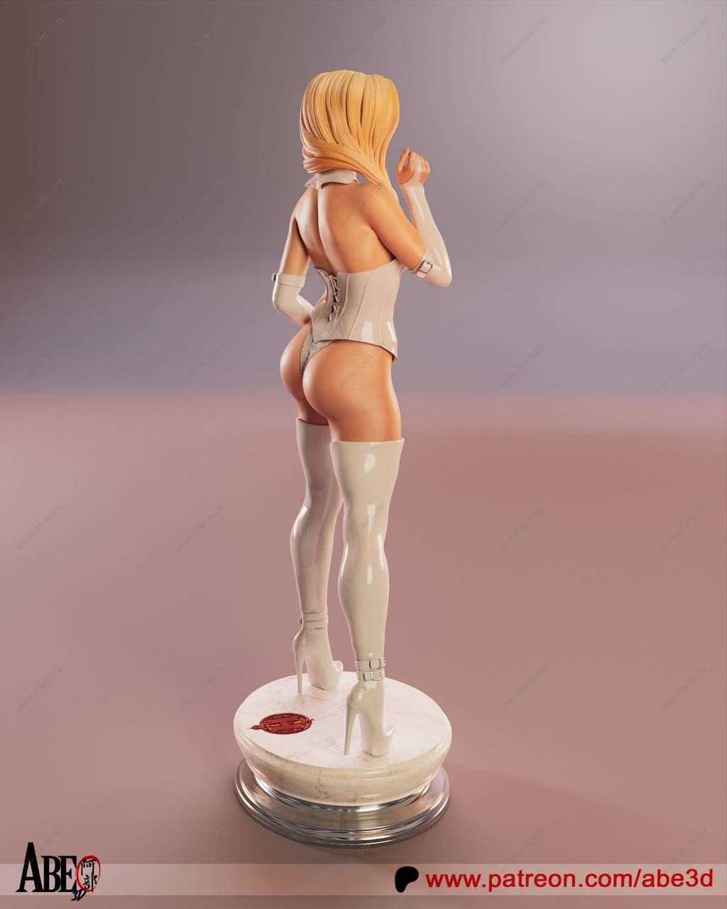 P站图纸印象馆 ABE3D 漫威 白皇后 ABE3D 漫威 白皇后