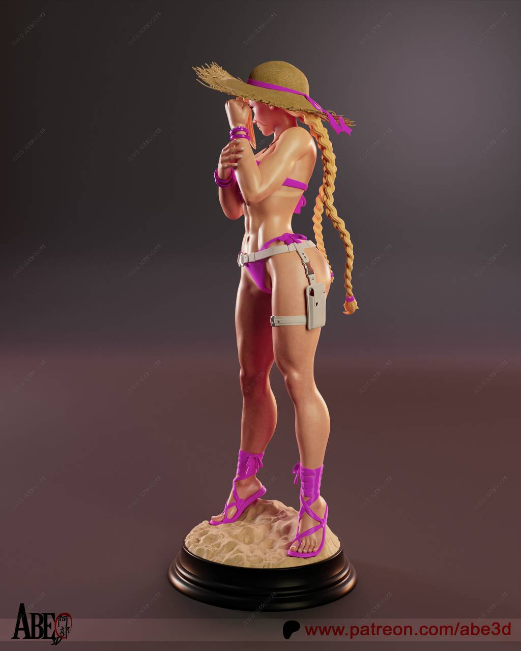 P站图纸印象馆 ABE3D 街头霸王 嘉米·怀特 ABE3D 街头霸王 嘉米·怀特