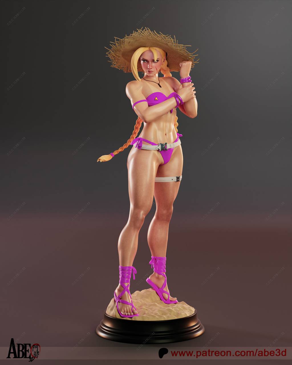 P站图纸印象馆 ABE3D 街头霸王 嘉米·怀特 ABE3D 街头霸王 嘉米·怀特