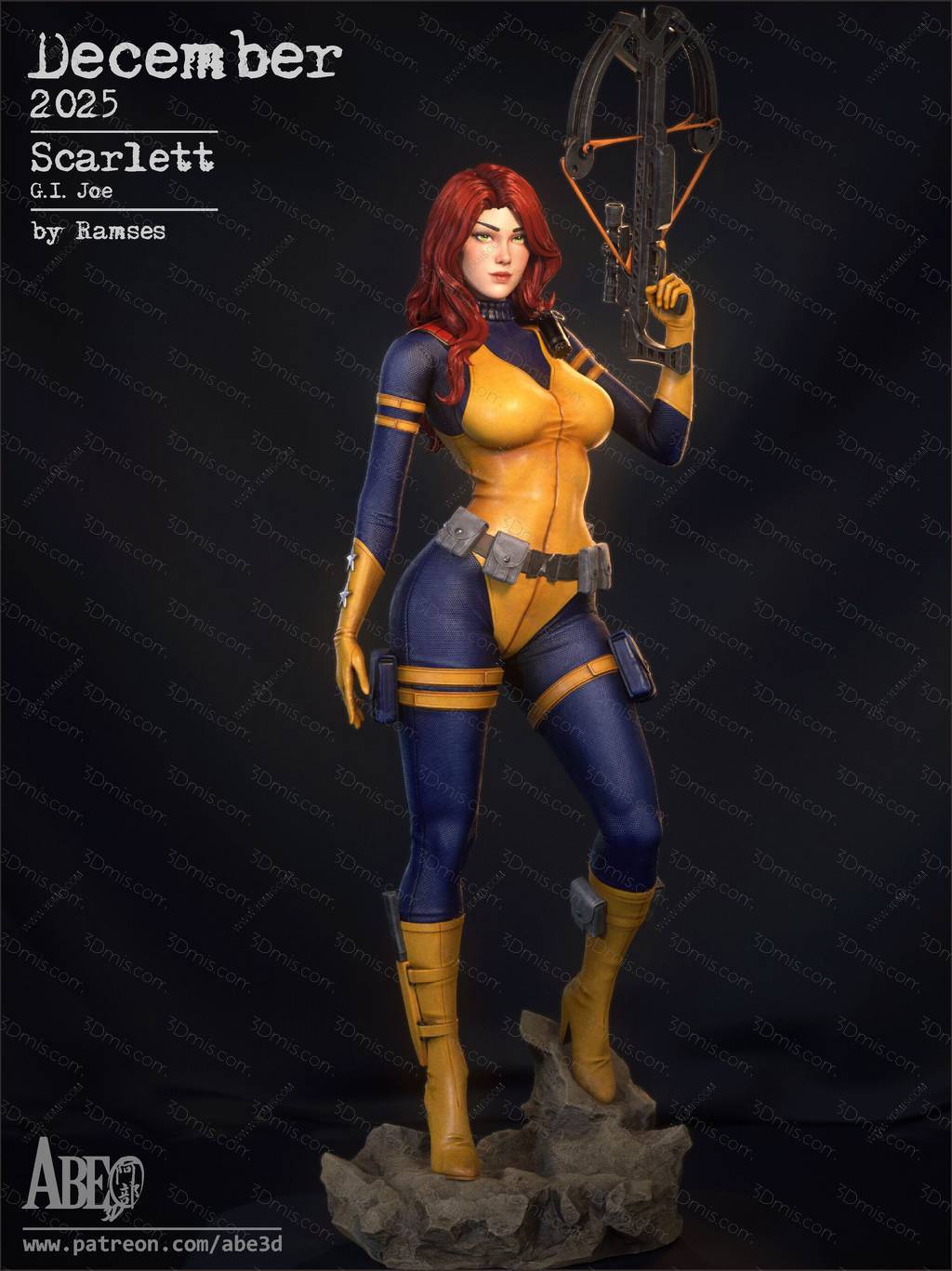 P站图纸印象馆 ABE3D 特种部队 史嘉蕾 ABE3D 特种部队 史嘉蕾