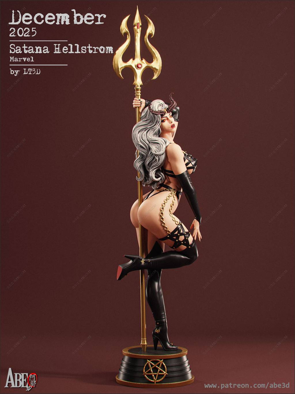 P站图纸印象馆 ABE3D 漫威 萨塔娜 ABE3D 漫威 萨塔娜