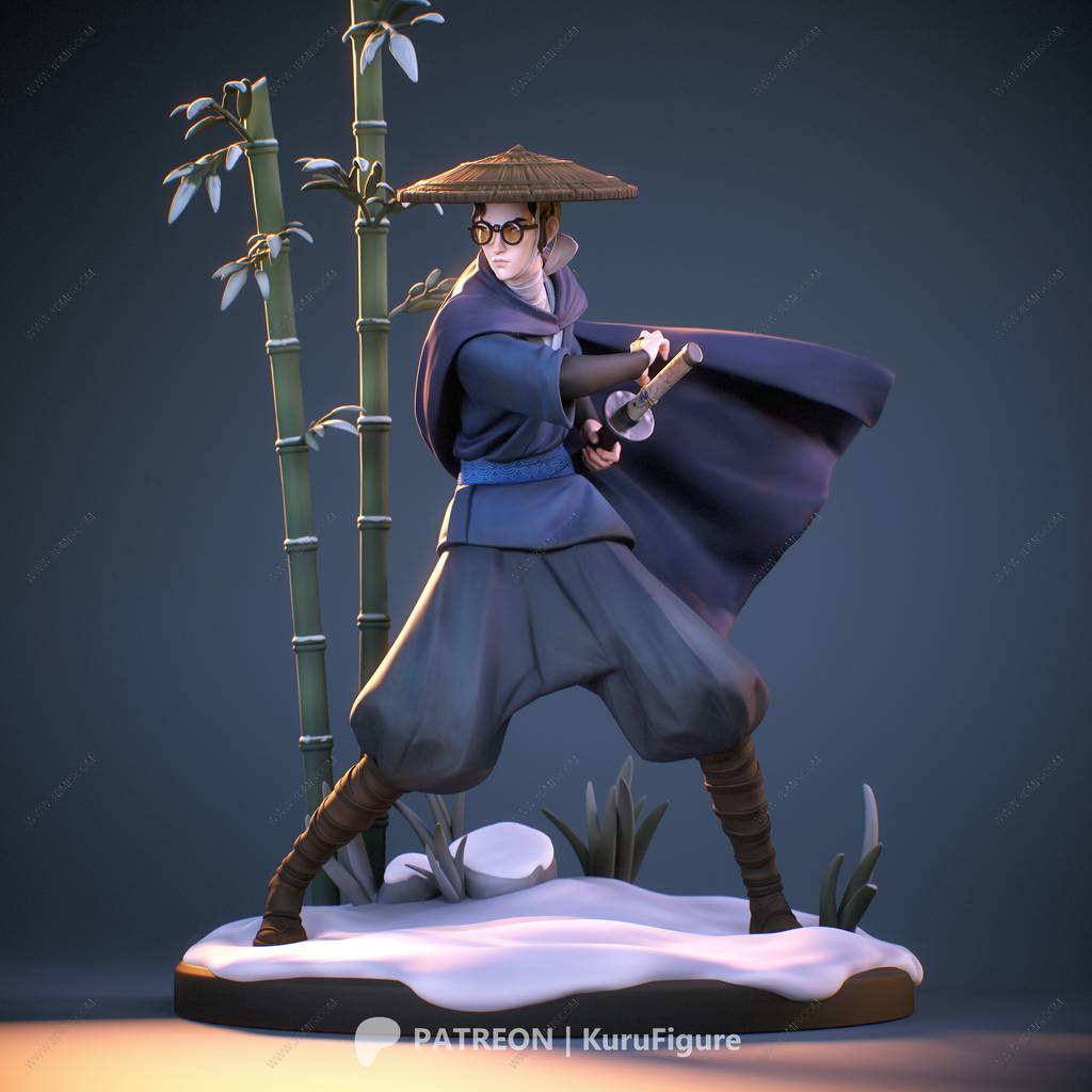 P站图纸印象馆 Kuru Figure 蓝眼武士 阿水 Kuru Figure 蓝眼武士 阿水