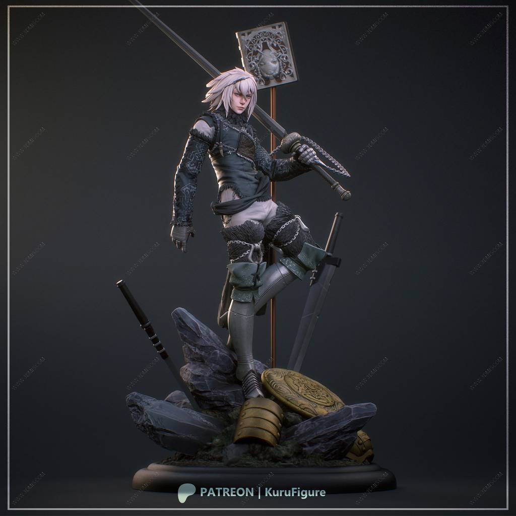 P站图纸印象馆 Kuru Figure 机械纪元 尼尔的哥哥 Kuru Figure 机械纪元 尼尔的哥哥
