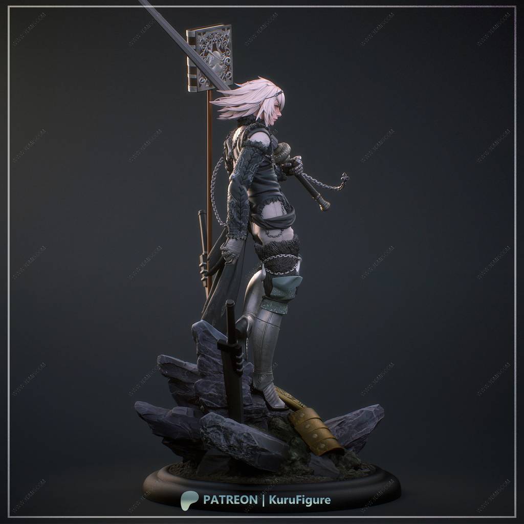 P站图纸印象馆 Kuru Figure 机械纪元 尼尔的哥哥 Kuru Figure 机械纪元 尼尔的哥哥