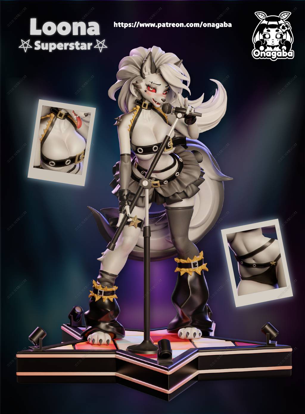 P站图纸印象馆 极恶老大 露娜 极恶老大 露娜