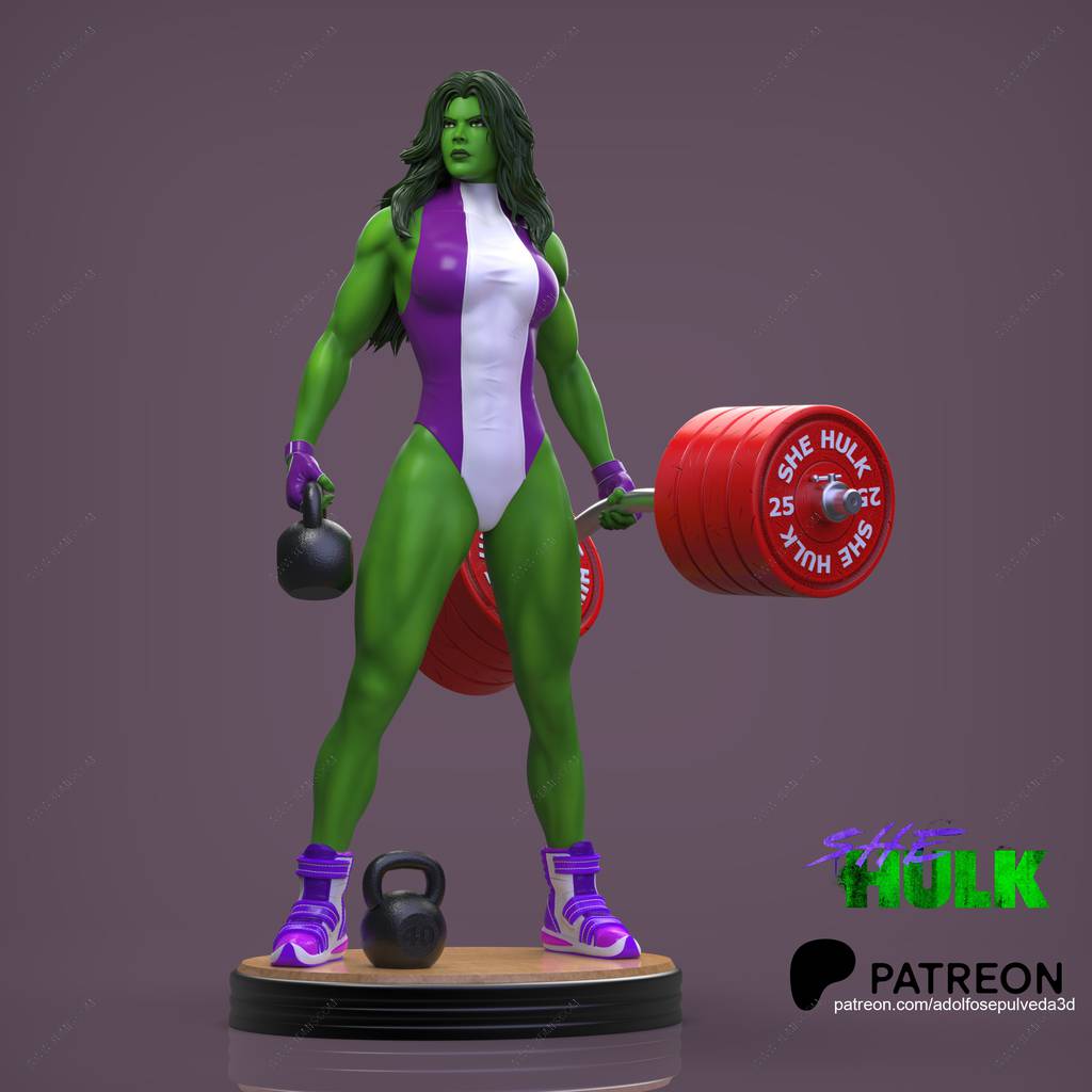 P站图纸印象馆 漫威 女浩克 漫威 女浩克