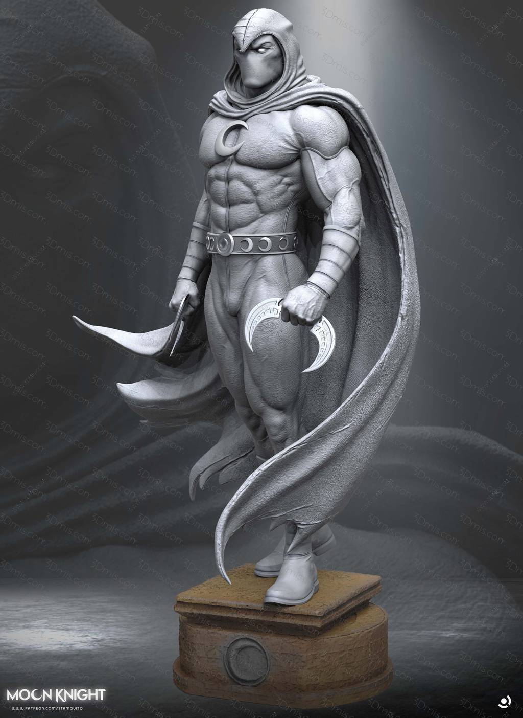 P站图纸印象馆 Stalyn Quito 漫威 月光骑士 Stalyn Quito 漫威 月光骑士