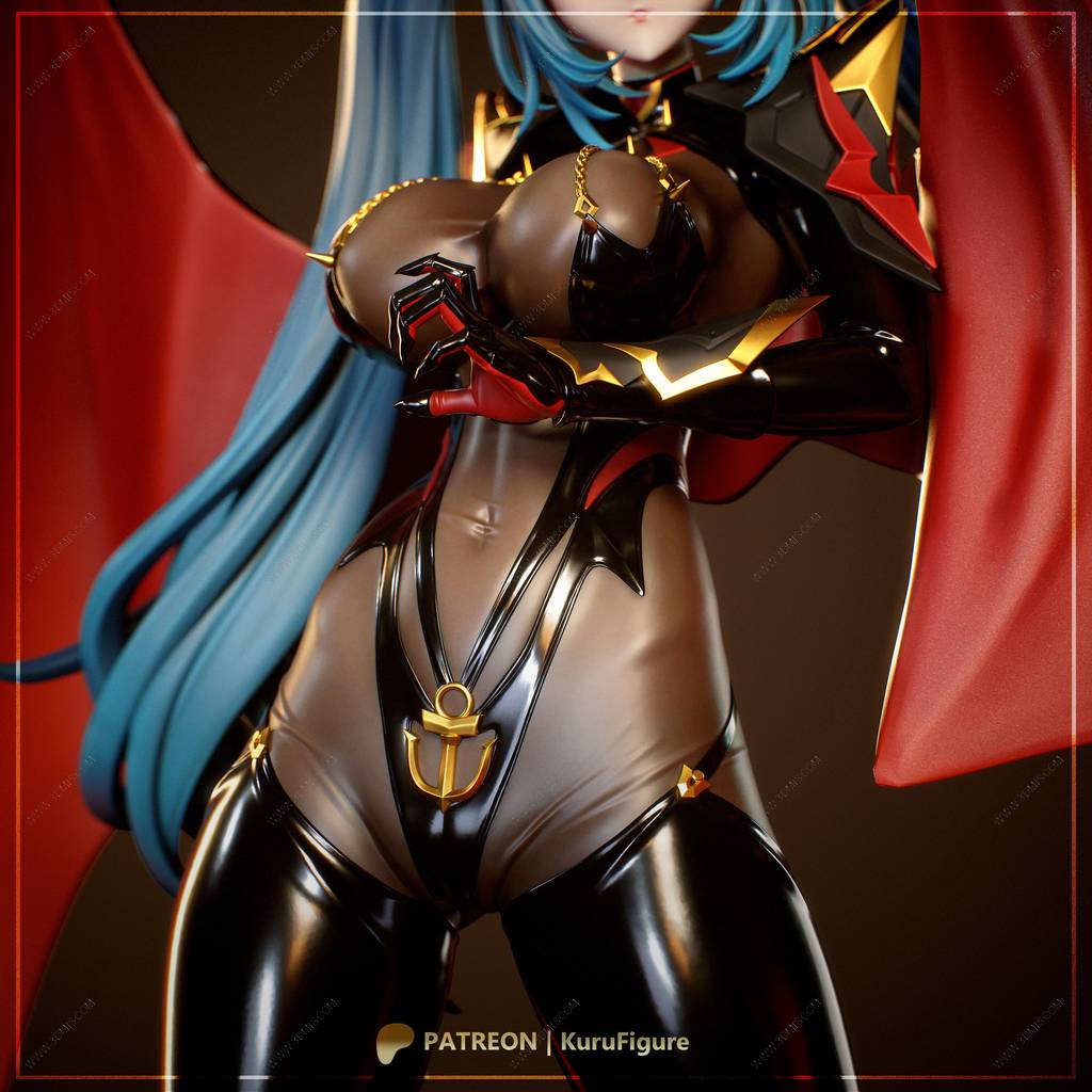 P站图纸印象馆 Kuru Figure 碧蓝航线 瑞吉娜 Kuru Figure 碧蓝航线 瑞吉娜