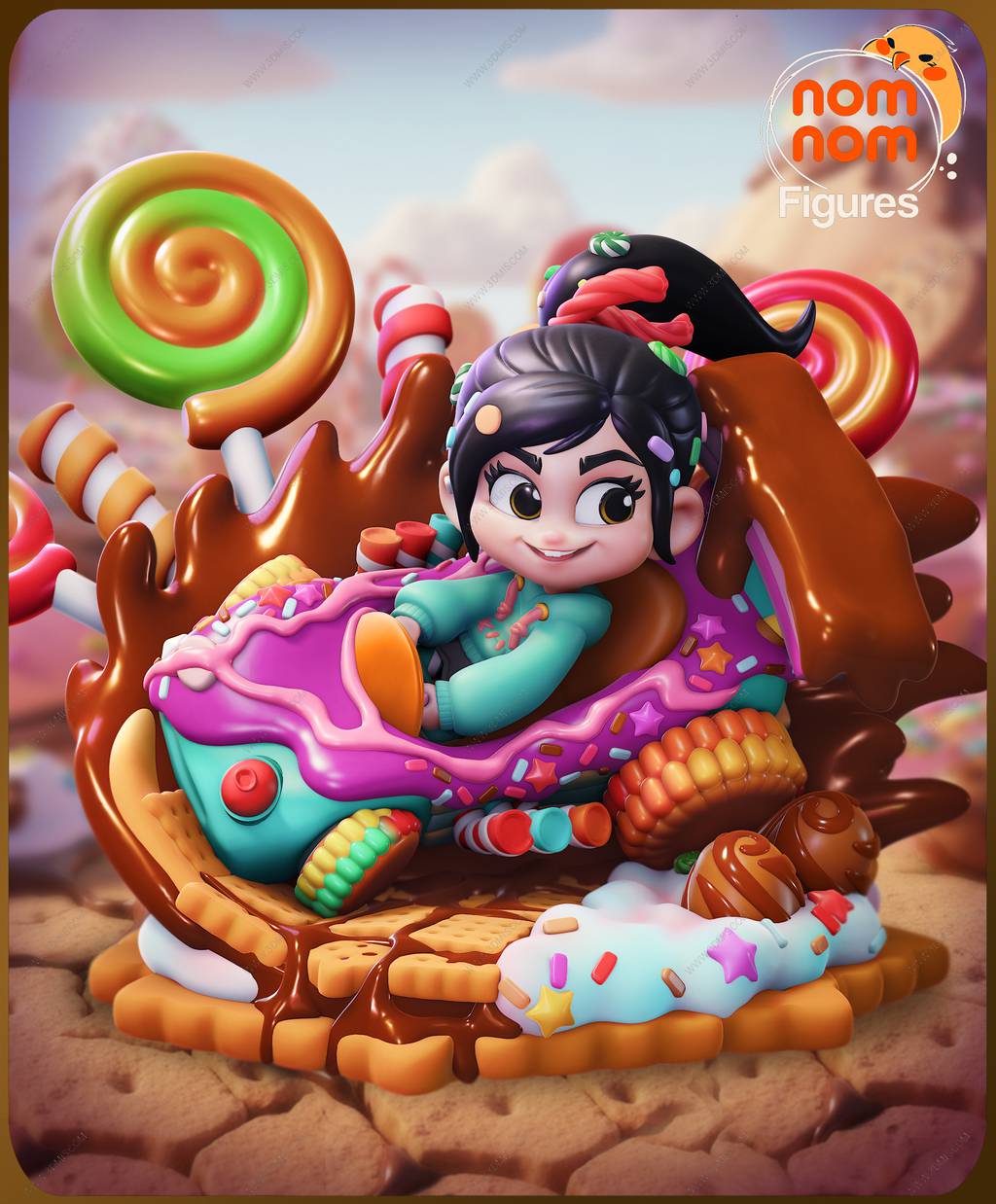 P站图纸印象馆 NomNom 无敌破坏王 云妮洛普 NomNom 无敌破坏王 云妮洛普
