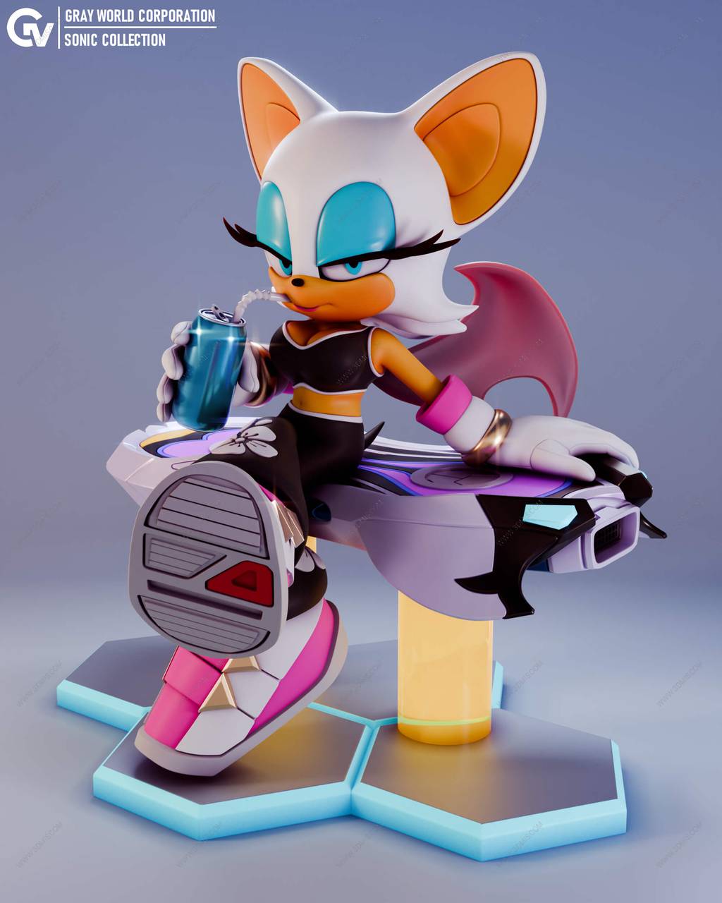 P站图纸印象馆 GrayWorld 刺猬索尼克 露姬 GrayWorld 刺猬索尼克 露姬