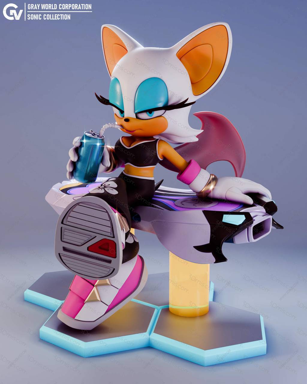 P站图纸印象馆 GrayWorld 刺猬索尼克 露姬 GrayWorld 刺猬索尼克 露姬