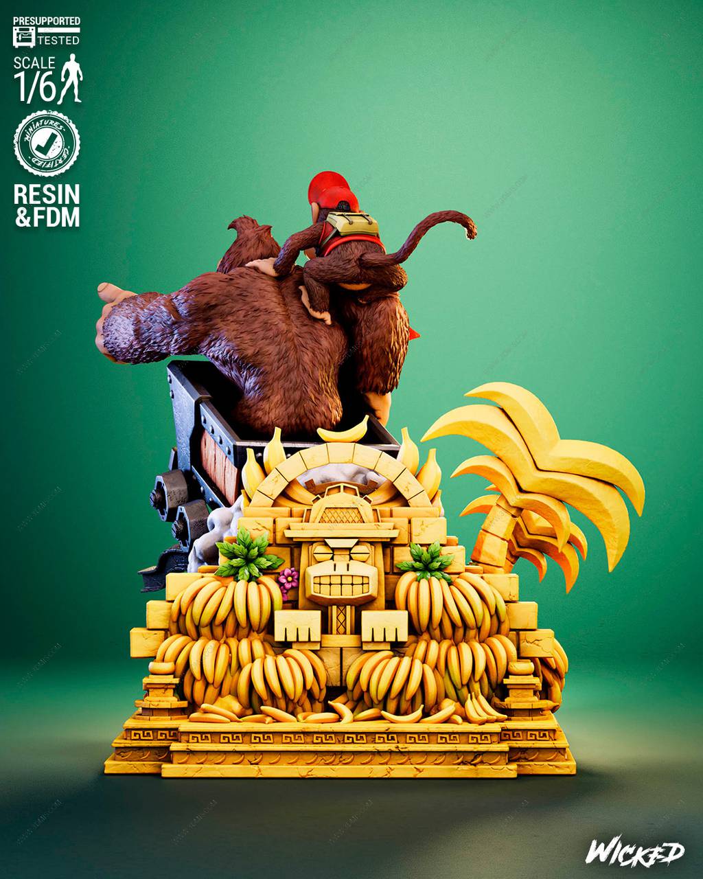 P站图纸印象馆 3DWicked 大金刚 金刚和迪迪 3DWicked 大金刚 金刚和迪迪