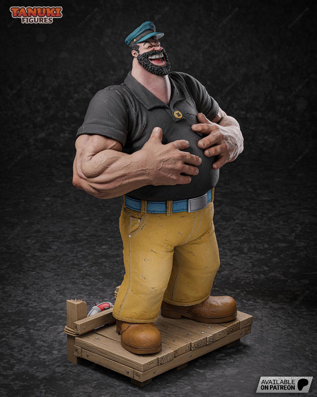 P站图纸印象馆 Tanuki Figures 大力水手 布鲁托 Tanuki Figures 大力水手 布鲁托