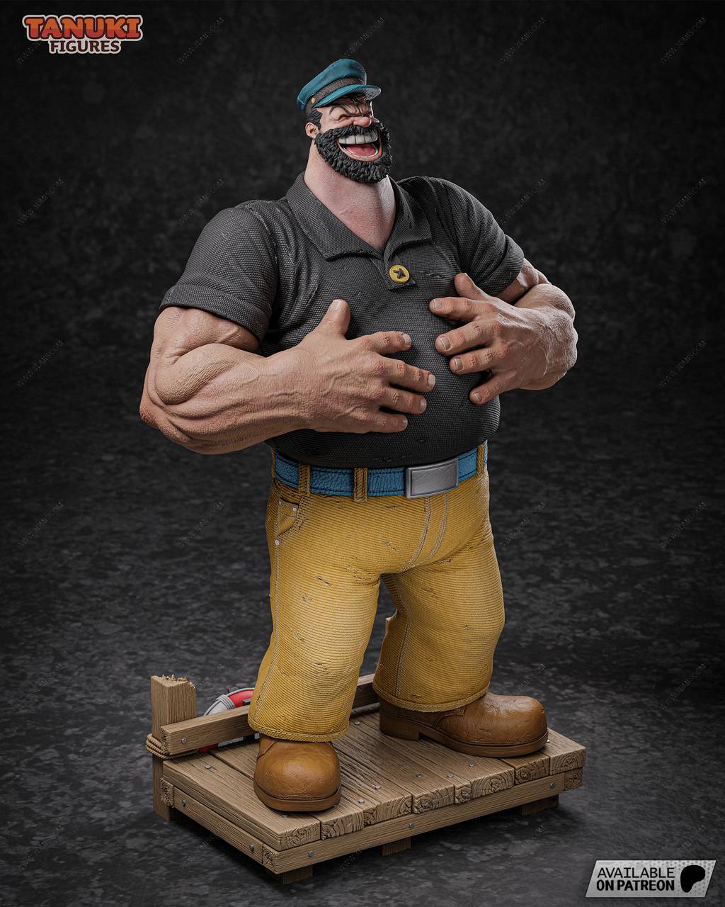 P站图纸印象馆 Tanuki Figures 大力水手 布鲁托 Tanuki Figures 大力水手 布鲁托