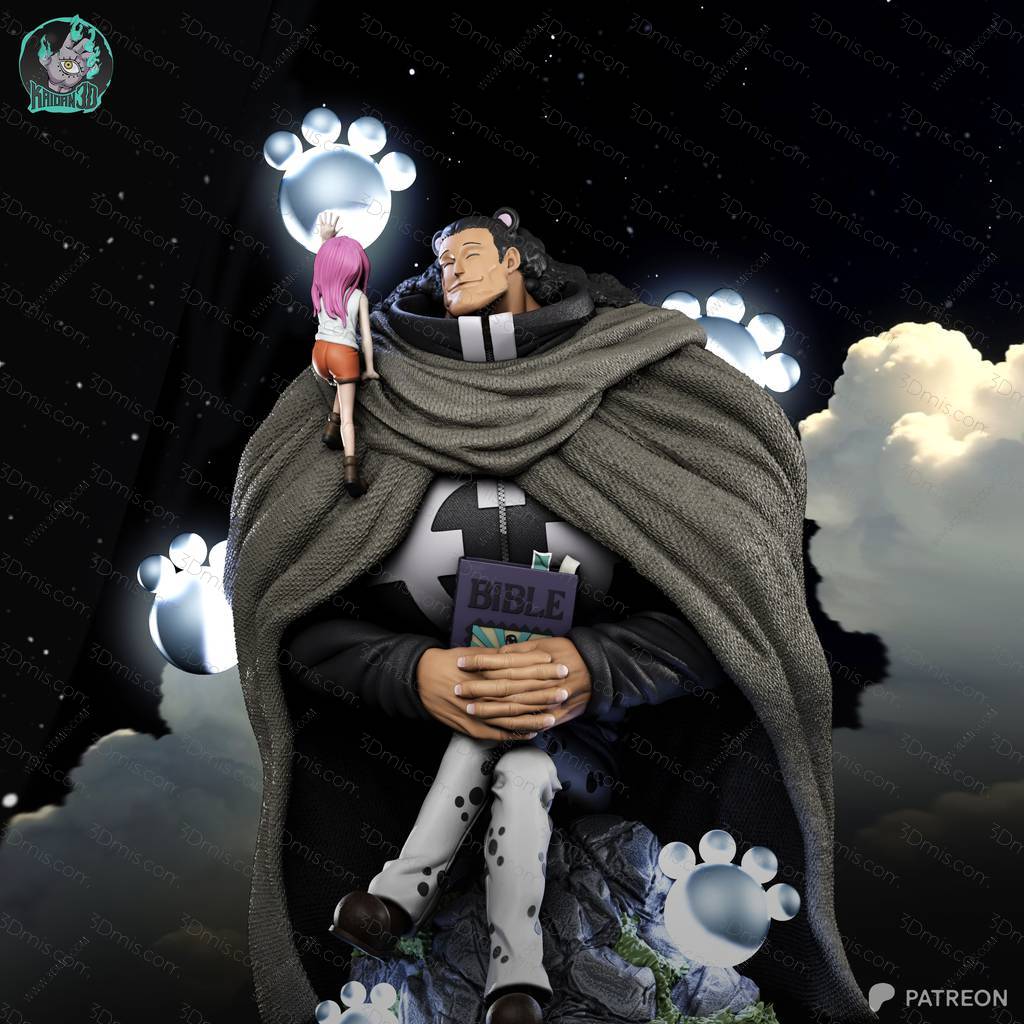 P站图纸印象馆 Kaidan 海贼王 巴索羅繆·大熊和波妮 Kaidan 海贼王 巴索羅繆·大熊和波妮