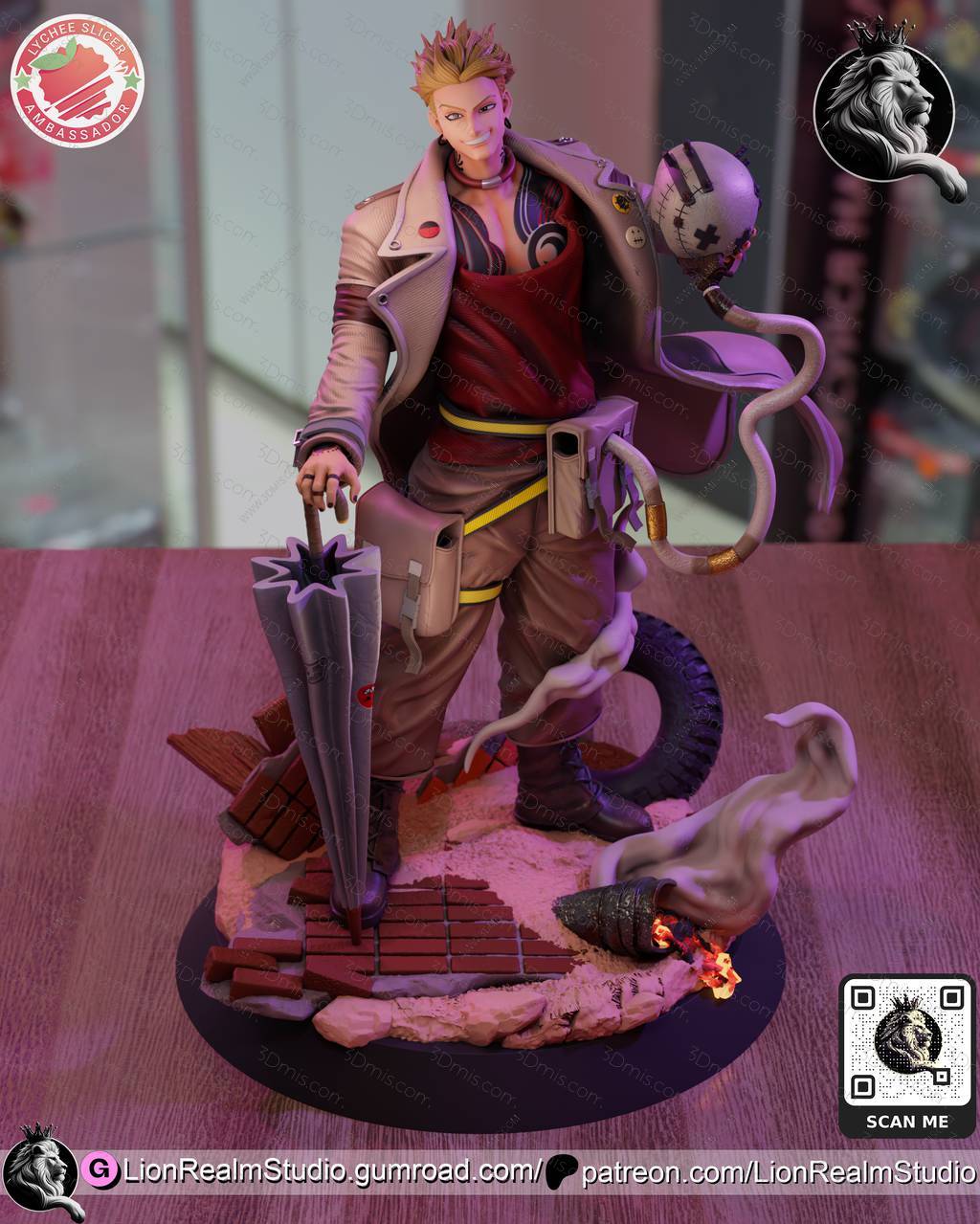 P站图纸印象馆 LionRealm 废渊战鬼 赞卡·尼吉库 LionRealm 废渊战鬼 赞卡·尼吉库