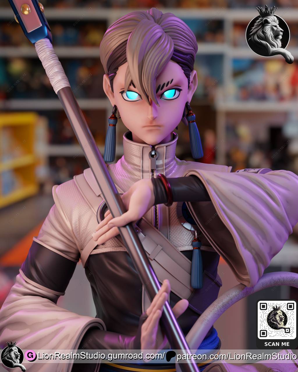 P站图纸印象馆 LionRealm 废渊战鬼 恩吉 LionRealm 废渊战鬼 恩吉