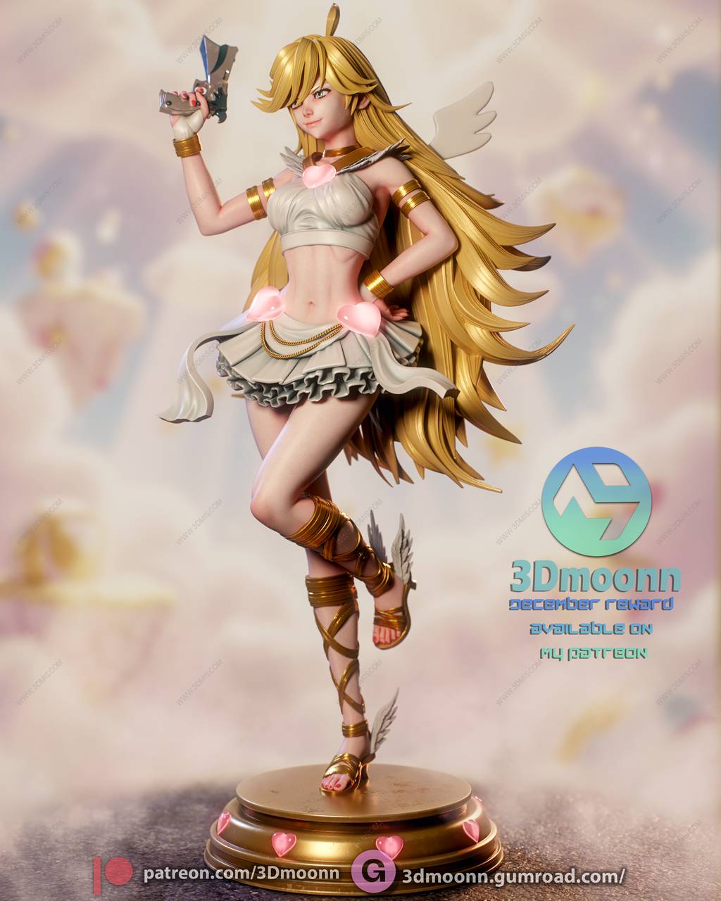 P站图纸印象馆 3Dmoonn 吊带袜天使 潘迪 3Dmoonn 吊带袜天使 潘迪