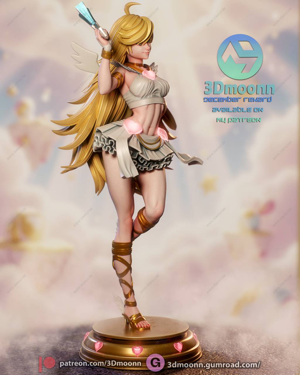 P站图纸印象馆 3Dmoonn 吊带袜天使 潘迪 3Dmoonn 吊带袜天使 潘迪