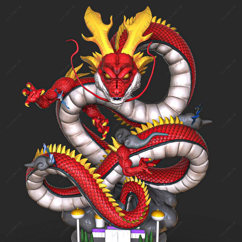 P站图纸印象馆 龙珠 神龙 龙珠 神龙