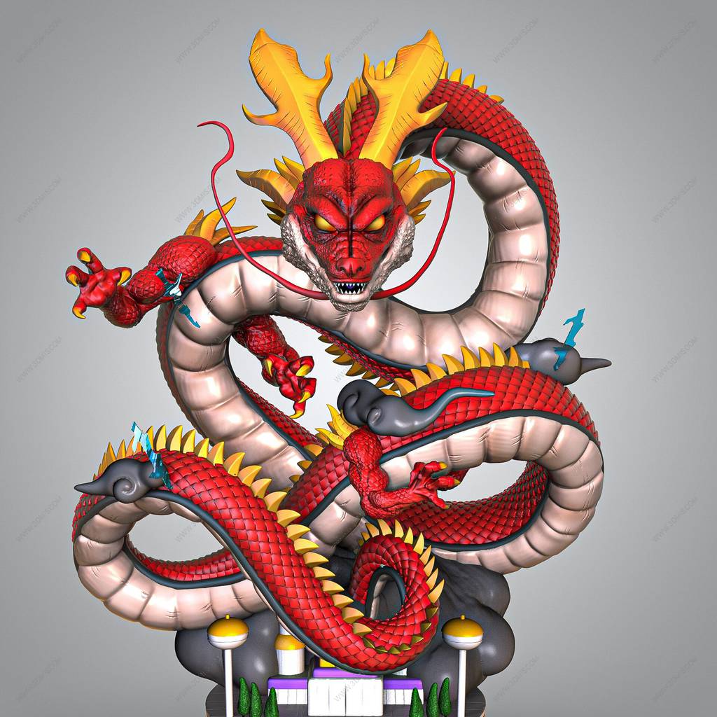 P站图纸印象馆 龙珠 神龙 龙珠 神龙