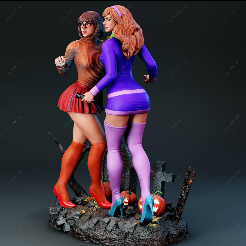 P站图纸印象馆 BrunoArt3D 达芙妮和维尔玛 BrunoArt3D 达芙妮和维尔玛