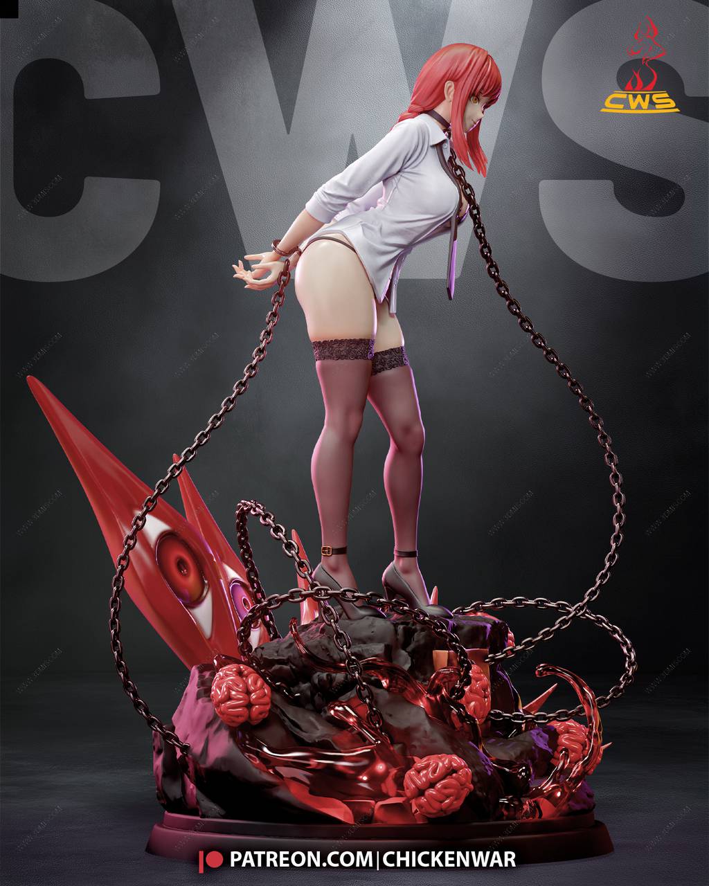 P站图纸印象馆 CW Studio 链锯人 玛奇玛 CW Studio 链锯人 玛奇玛