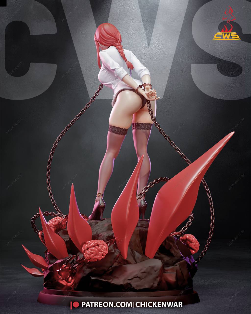 P站图纸印象馆 CW Studio 链锯人 玛奇玛 CW Studio 链锯人 玛奇玛