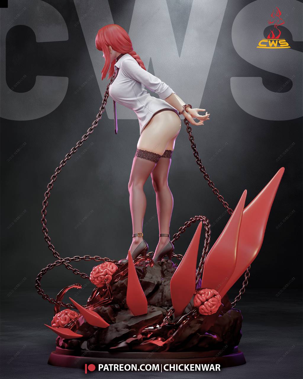 P站图纸印象馆 CW Studio 链锯人 玛奇玛 CW Studio 链锯人 玛奇玛