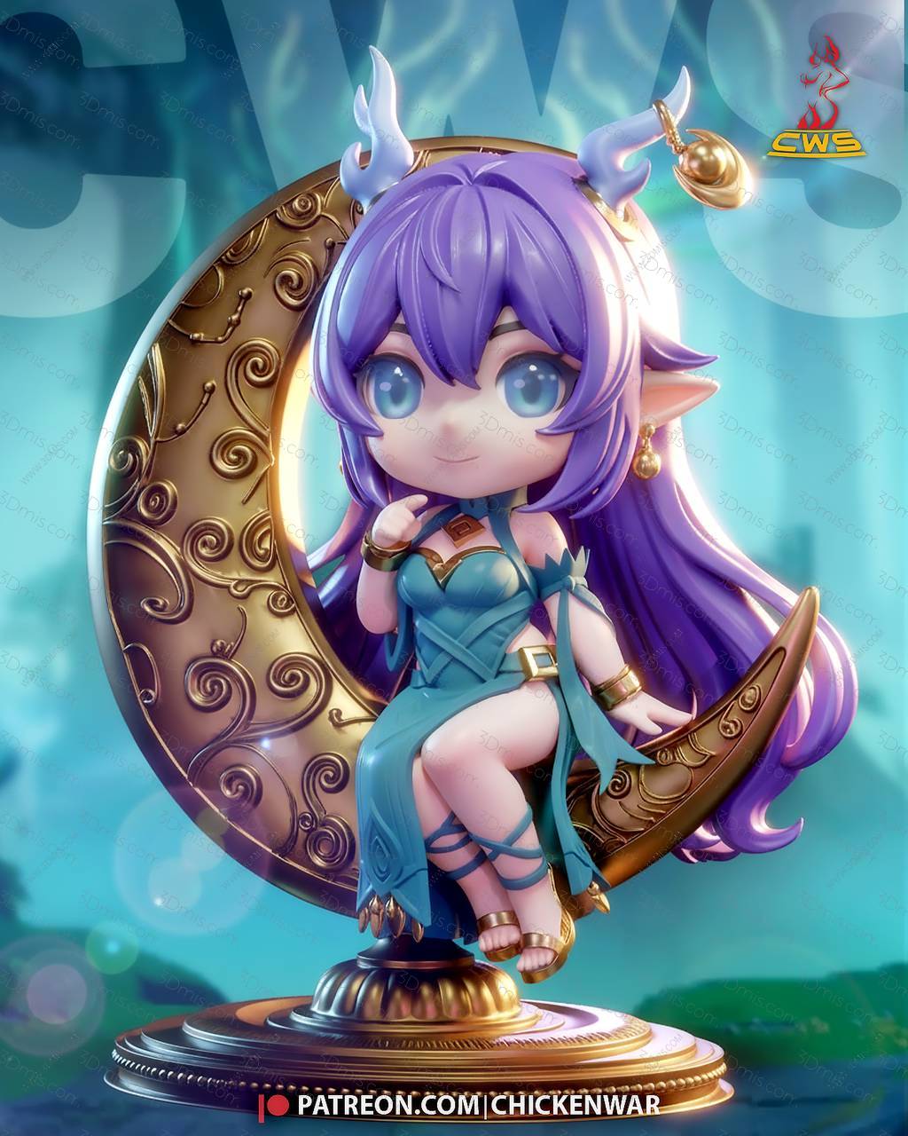 P站图纸印象馆 CW Studio 原神 菈乌玛 CW Studio 原神 菈乌玛