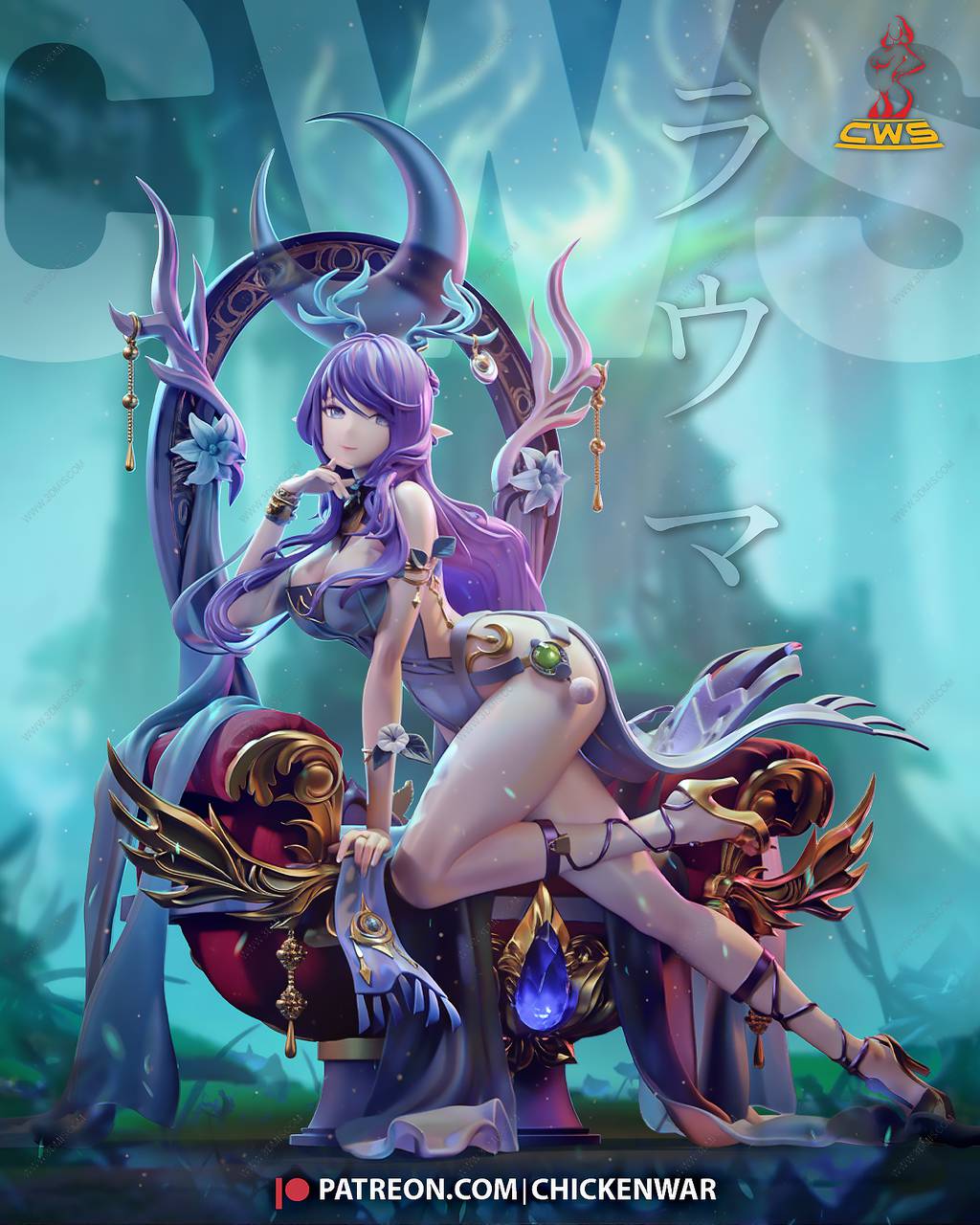 P站图纸印象馆 CW Studio 原神 菈乌玛 CW Studio 原神 菈乌玛