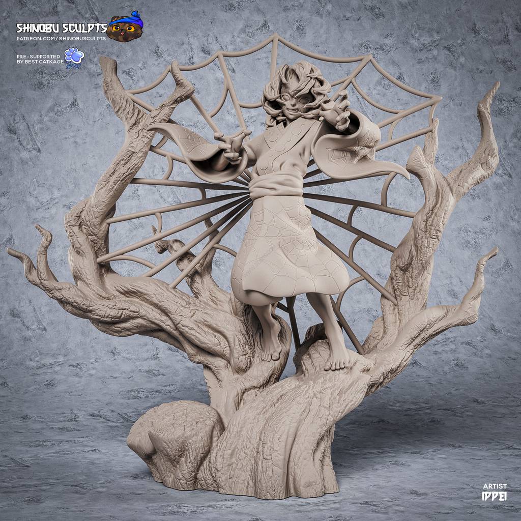 P站图纸印象馆 Shinobu Sculpts 鬼灭之刃 累 Shinobu Sculpts 鬼灭之刃 累