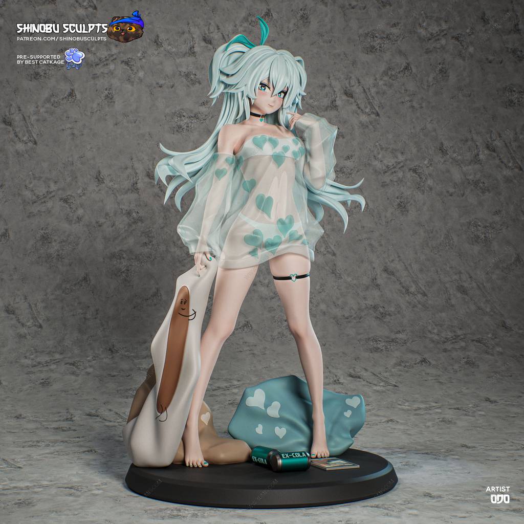 P站图纸印象馆 Shinobu Sculpts 少女前线 芙洛伦 Shinobu Sculpts 少女前线 芙洛伦