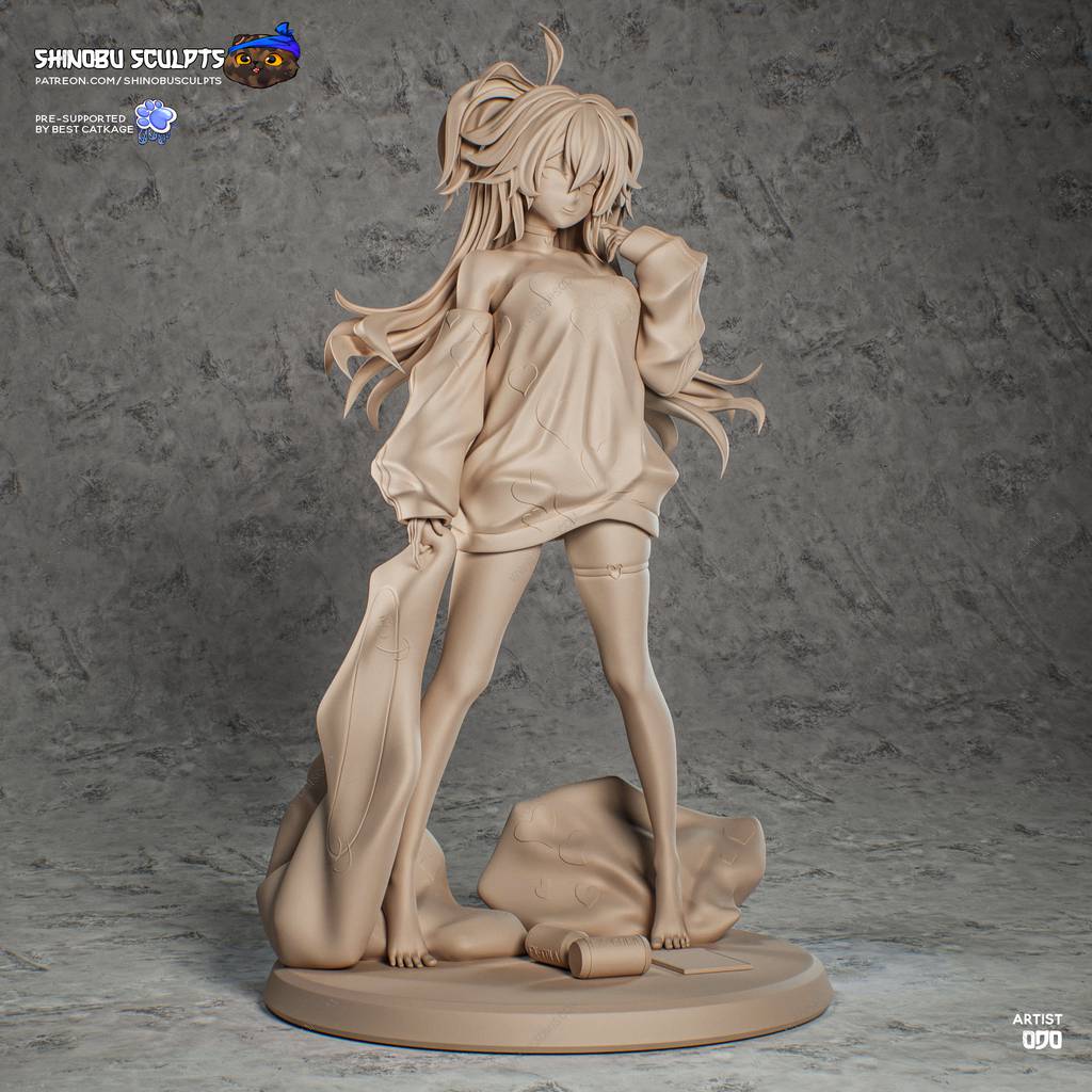 P站图纸印象馆 Shinobu Sculpts 少女前线 芙洛伦 Shinobu Sculpts 少女前线 芙洛伦