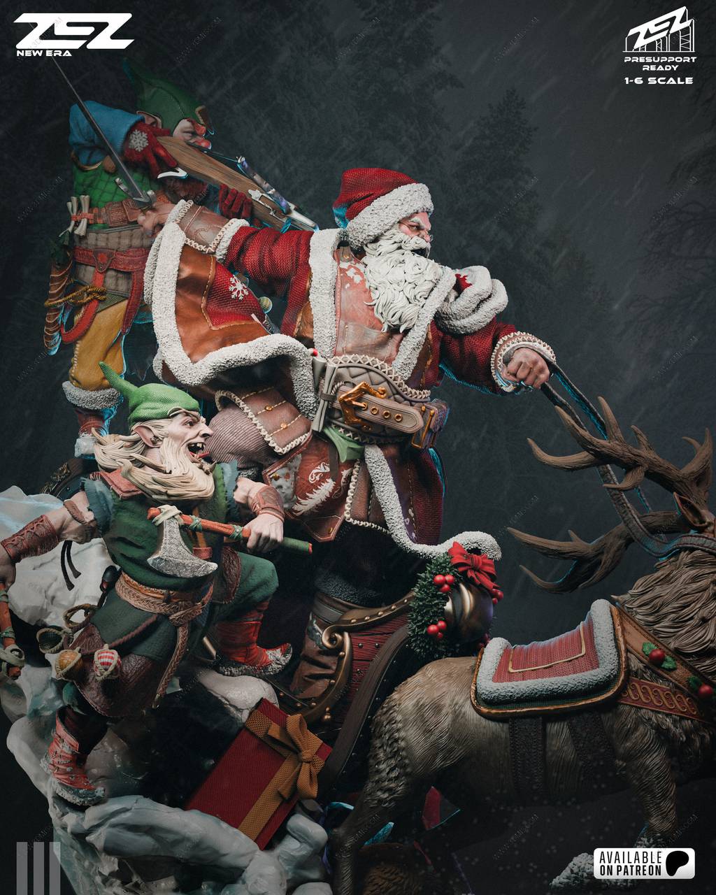 P站图纸印象馆 ZEZ STUDIOS 圣诞老人 ZEZ STUDIOS 圣诞老人