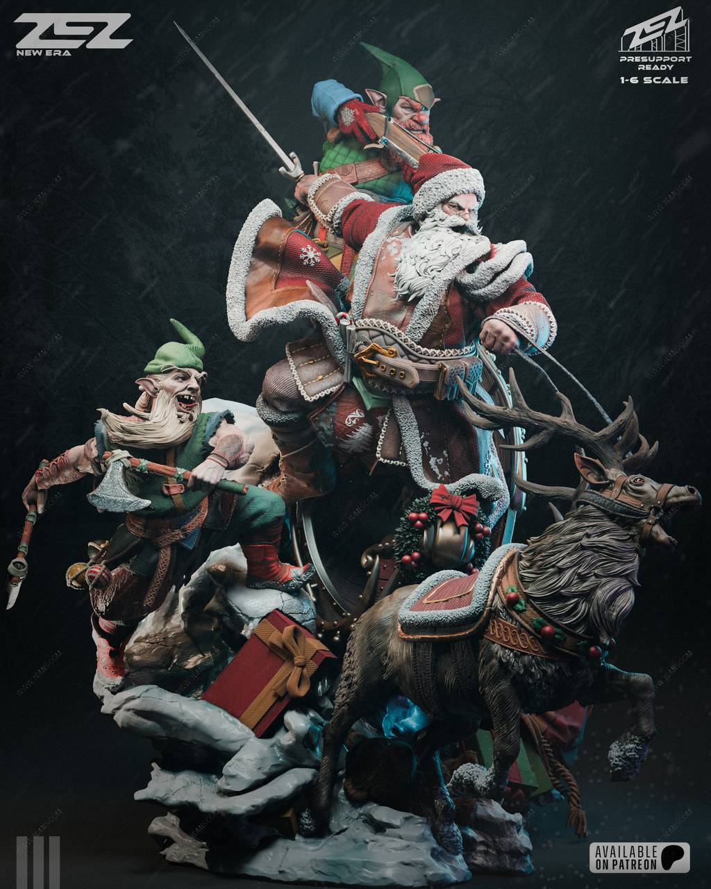 P站图纸印象馆 ZEZ STUDIOS 圣诞老人 ZEZ STUDIOS 圣诞老人