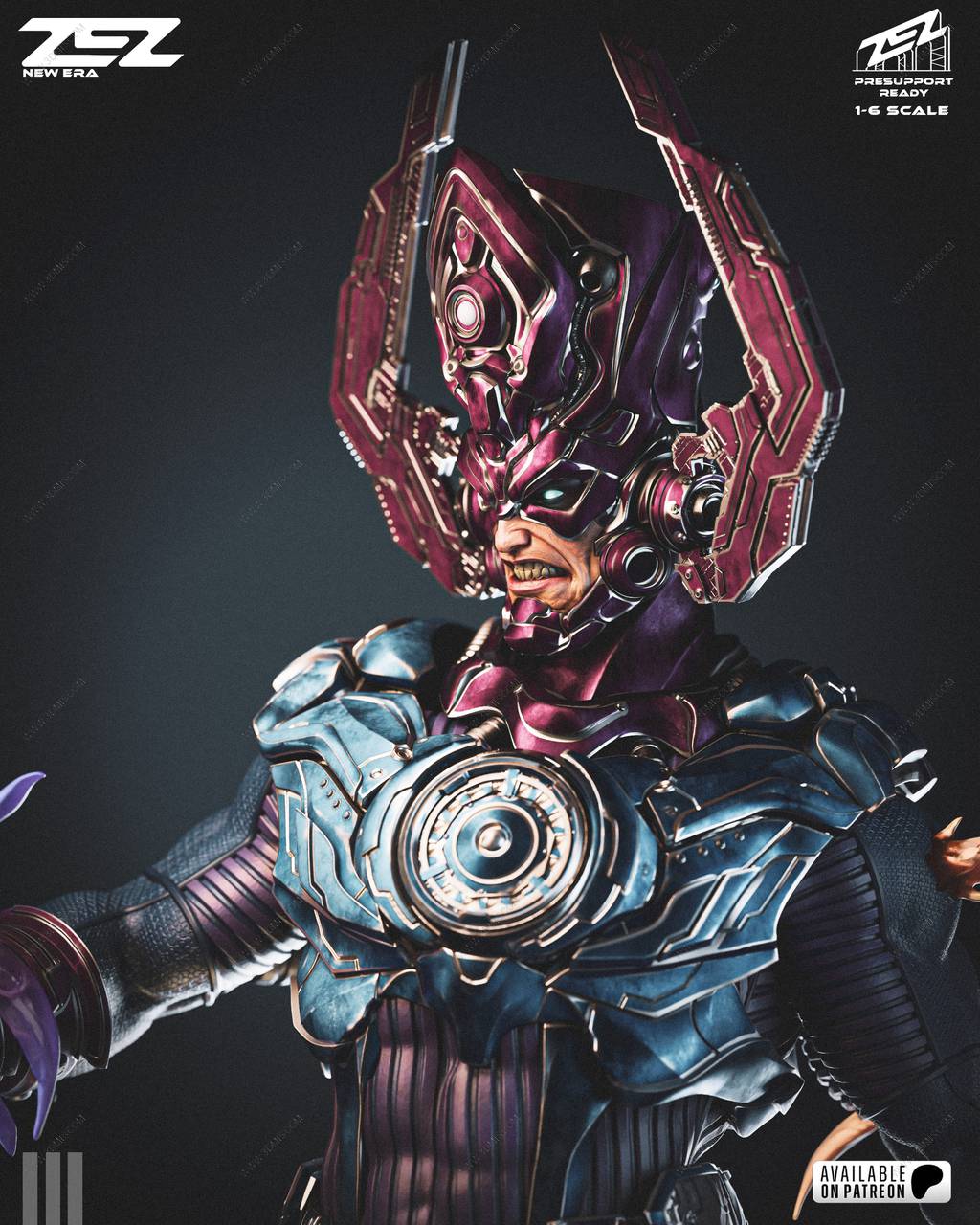 P站图纸印象馆 ZEZ STUDIOS 漫威 行星吞噬者 伽兰 ZEZ STUDIOS 漫威 行星吞噬者 伽兰