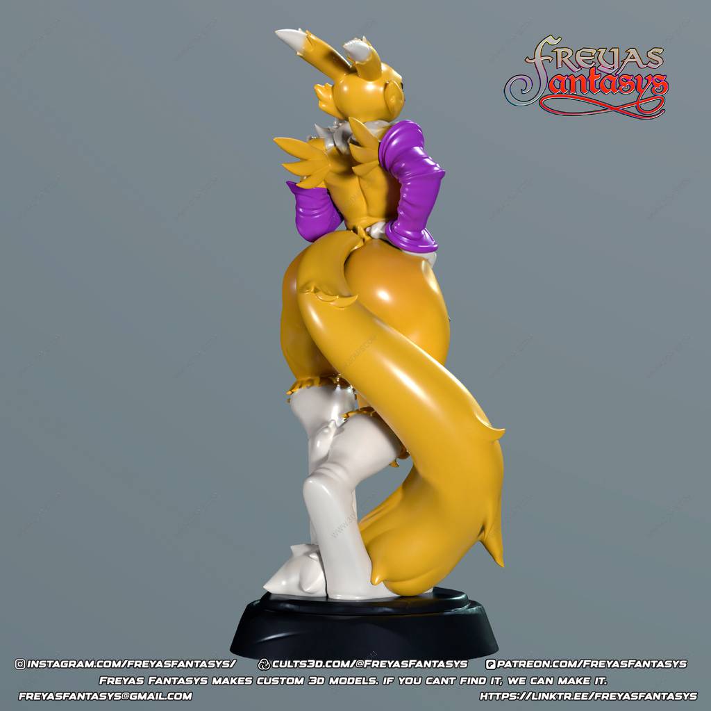 P站图纸印象馆 数码暴龙 妖狐兽 数码暴龙 妖狐兽