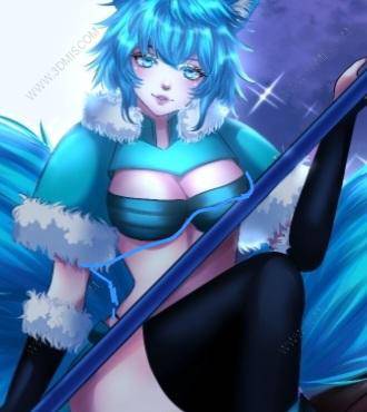 P站图纸印象馆 樱花树下的芙蕾雅 樱花树下的芙蕾雅