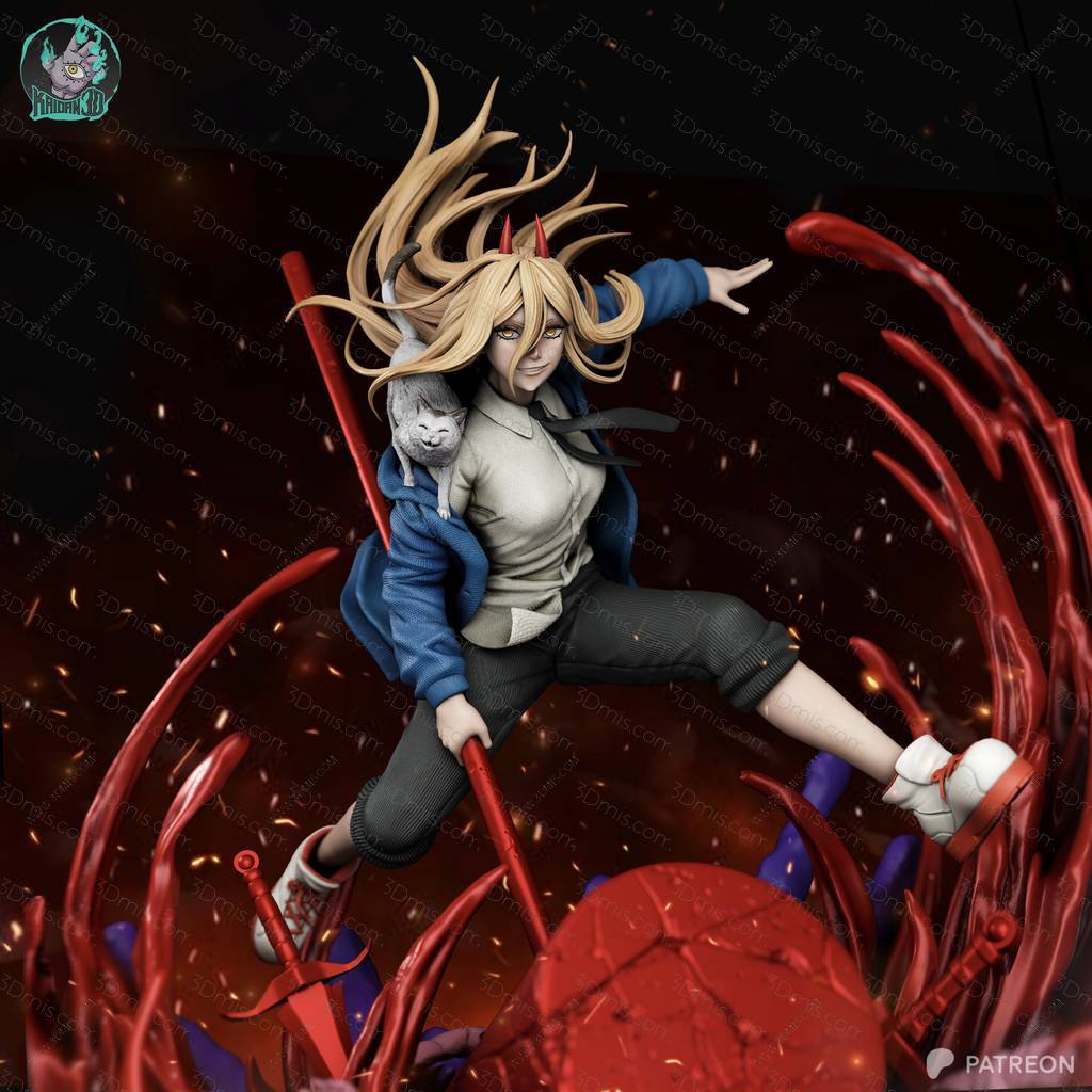 P站图纸印象馆 Kaidan 链锯人 帕瓦 Kaidan 链锯人 帕瓦