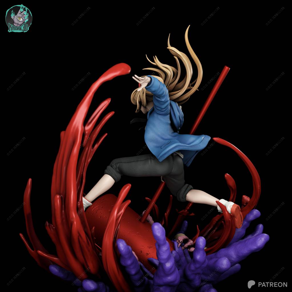 P站图纸印象馆 Kaidan 链锯人 帕瓦 Kaidan 链锯人 帕瓦