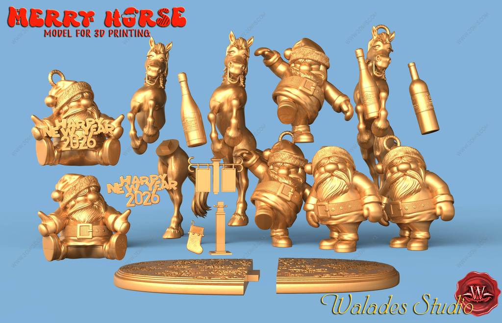 P站图纸印象馆 Walades 马年圣诞节 Walades 马年圣诞节