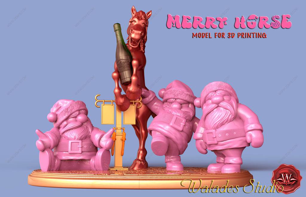 P站图纸印象馆 Walades 马年圣诞节 Walades 马年圣诞节