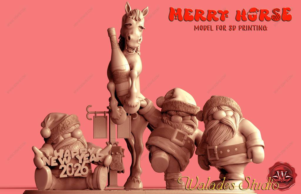 P站图纸印象馆 Walades 马年圣诞节 Walades 马年圣诞节